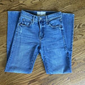 Mother Superior Rascal Ankle Jeans A Little Dirt Never Hurt Size 25